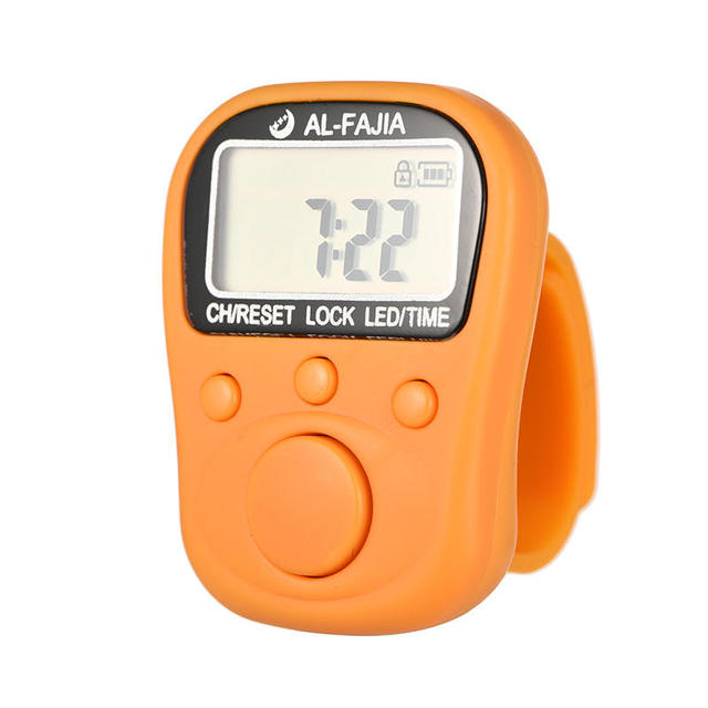 Finger Counter Luminous Finger Ring Electric Digital Display Tally Counter With Locking Rechargeable Counters