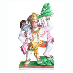 รูปปั้นพระพิฆเนศหินอ่อน |   พระพุทธรูปซันจีวานี บาจรังบาลี สำหรับบูชาที่บ้าน |   มาลิยาส - Product Image 1