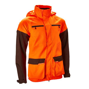 Chaqueta de caza Upland de invierno hecha a medida, dos bolsillos con cremallera en el pecho, transpirable, Gore-Tex, impermeable, a prueba de viento, cierre de cremallera - Product Image 1