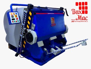 Semi-Automatic Die Punching Machine Creasing Cutting Embossing Machine for Boxmac Corrugated <b>Cardboard</b> Packing <b>Box</b> New 380V-440 - Product Image 4