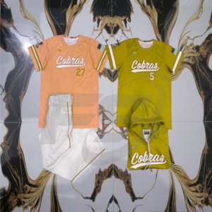 Conjunto de uniforme de béisbol y softbol para jóvenes/adultos con impresión personalizada de alta calidad, ropa informal de punto de diseño múltiple de talla grande, calor corto - Product Image 4