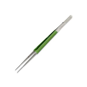 Micro Pinzas Quirúrgicas de Primera Calidad, Mango Recubierto de Verde, Longitud Total 150 mm, Acero Inoxidable Alemán - Product Image 6