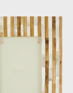 Cadre photo rectangulaire en bois avec incrustation d'os naturel en MDF avec incrustation d'os personnalisé en aluminium Cadre photo en bois avec incrustation d'os personnalisable - Product Image 4