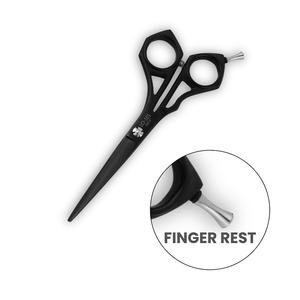 Ciseaux de coiffure professionnels japonais, couleur noire, dernier design, ciseaux de barbier pour coiffeur par Life Care - Product Image 1