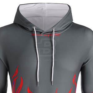 Sudaderas con capucha de diseño personalizado de alta calidad Ropa de invierno informal con Capucha forrada Logotipo frontal Chaqueta de sublimación - Product Image 4