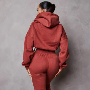 Conjunto Deportivo para Mujer, Nuevo Diseño de Dos Piezas, Estilo Desgastado, Ropa de Invierno ONEAPEX INTERNATIONAL, Conjunto Deportivo Cómodo Personalizado - Product Image 2