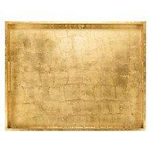 Plateau en verre et laiton, plateau rond en métal de luxe pour table, plateau décoratif en miroir doré pour la maison, très demandé - Product Image 2