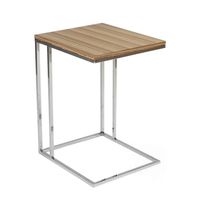 Table basse en métal moderne, faite à la main, écologique, facile à nettoyer, avec base en métal poli, pour salon