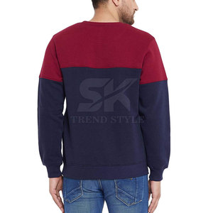 Men Winter Wear <b>Sweatshirts</b> Solid Color Split Color <b>Plain</b> <b>Sweatshirts</b> Fashion Wear <b>Sweatshirts</b> For Men - Product Image 2