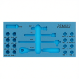 Inserto de Espuma Suave de 2 Componentes Hazet para Estuches de Herramientas 1557/21 - Product Image 2