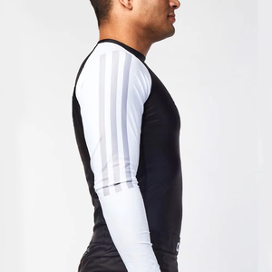 Alta calidad diseño personalizado poliéster Rash Guard transpirable sublimación impresa para hombres personalizado BJJ equipo de alta visibilidad - Product Image 6