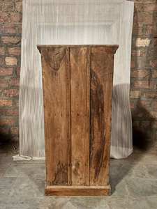 Armoire de cuisine en bois massif bleu élégante de taille moyenne, style moderne antique, luxe classique vintage - Product Image 5