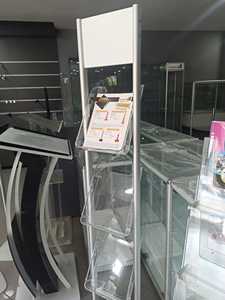 Estante de exhibición de revistas y folletos acrílicos ecológicos modernos Catálogo de exhibición económico Exhibiciones de literatura para publicidad - Product Image 6