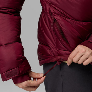 Custom New Higher Quality Long Puffer Jacket Women's Cotton Filled Nylon Shell <b>Warm</b> Windproof Breathable Coat - Product Image 3