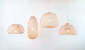 Lampe suspendue en rotin naturel tissé à la main, style nordique, décoration d'intérieur, luminaire suspendu écologique - Product Image 5