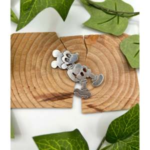 Zuni Handmade Sterling Silver <b>Brooch</b> <b>Pin</b> for Weddings Parties and Engagements with Diamond As the Main Stone - Product Image 2