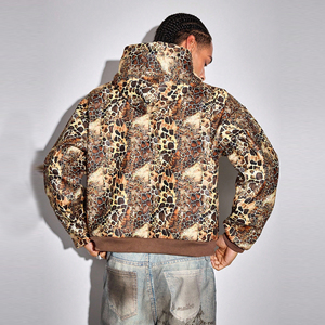 Sudadera con Capucha Personalizada para Hombre, Invierno, Color Sólido, Impresión por Sublimación, Fabricación OEM/ODM, Marca Privada, Estilo Urbano, Poliéster Suave - Product Image 2