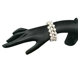 Tip Top Fashions 1401420B Bracelet en pierre autrichienne plaqué or Bracelets et bracelets de perles élégants - Product Image 1