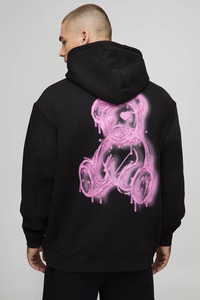 Sudadera con Capucha de Forro Polar para Hombre, Personalizada al por Mayor, Corte Regular, para Invierno, con Logotipo, 100% Algodón, Peso Pesado 550gsm, Tinte Liso, Ecológica - Product Image 4