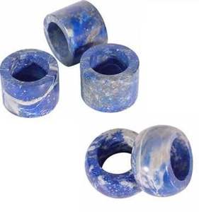 Marché tendance porte-rond de serviette en marbre dîner table pour les fêtes porte-anneau de serviette de mariage utiliser porte-rond de serviette en marbre - Product Image 2