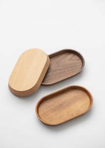 Plateau ovale en bois de qualité supérieure 100% - Product Image 4