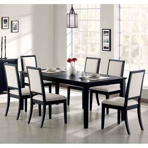 ชุดโต๊ะอาหารไม้สไตล์มินิมอล Jolice สีดำ - Product Image 6