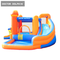 Tobogán Acuático Inflable con Casa de Brinco para Jugar Junto a la Piscina, Envío en 3 Días, Pedidos al por Mayor, Calidad Verificada Antes del Envío