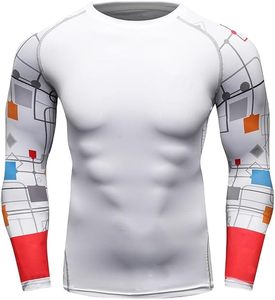 Sublimación personalizada BJJ Rashguard Shirt OEM Top de compresión para No-Gi Jiu Jitsu MMA y entrenamiento de artes marciales - Product Image 6
