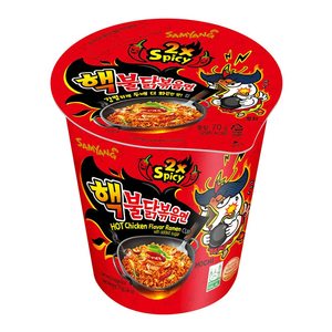 Nhà Máy Giá Chất lượng cao Samyang hek buldak Thêm cay rang gà Ramen phiên bản hạt nhân <span class=keywords><strong>Halal</strong></span> Cup Noodle - 6 ly - Product Image 1