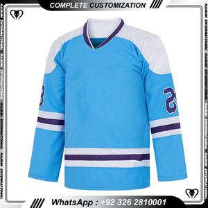 批发空白曲棍球运动衫升华印花设计彩色定制曲棍球运动衫 - Product Image 2