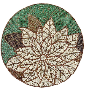 <b>Bead</b> Weaving Table Decor Set Kit Handmade Beadwork <b>Placemat</b> by glowin fashion - Product Image 1