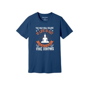 Camiseta de algodón 100% con estampado de temas de Buda, estilo informal, 12 opciones de color, 160-180, colocación de diseño personalizable GSM pesado - Product Image 4