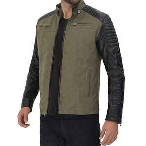 Veste de moto d'hiver professionnelle pour hommes de meilleur design veste de moto en cuir de gros - Product Image 3