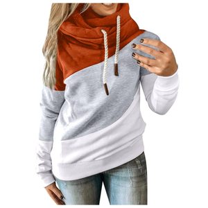 Sweat à capuche en coton léger avec logo personnalisé, sweat à capuche en molleton doux pour femme, sweat-shirt décontracté ample, streetwear - Product Image 6