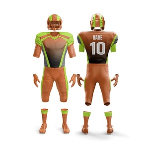 OEM ODM uniforme de football américain 100% polyester respirant personnalisé ensemble de pantalons en jersey sublimé - Product Image 4