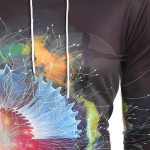 100% algodón liso hombres moda sublimación Sudadera con capucha 2025 hombres sublimación nuevo estilo personalizado Sudadera con capucha - Product Image 4