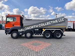 Camion benne MAN 35.440 8x4 d'occasion 2014 à vendre, Euro 3 Diesel, conduite à gauche, benne basculante lourde, poids lourd diesel - Product Image 3