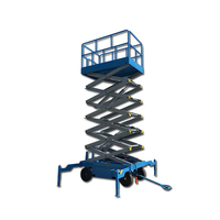 Plateforme de travail aérienne mobile autopropulsée à ciseaux hydraulique QJSL 6m à vendre