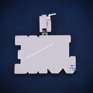 Diseño personalizado único Bail Iced Out Juice Pendant 925 Sterling Silver con corte redondo Moissanite Diamonds Jewelry para mujeres - Product Image 6