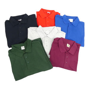 Polos de manga corta Unisex Fit 100% algodón peinado Cuello clásico estilo a granel al por mayor DTG bordado OEM servicio Polo Tees - Product Image 5