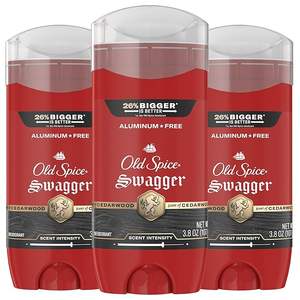 Compre Desodorante Sin Aluminio Old Spice para Hombre, Protección 24/7 para Eliminar Olores, Frescura 24/7 y Aroma Duradero, Swagger - Product Image 1