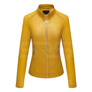 Chaqueta de cuero negro de alta calidad para mujer/chaqueta de cuero para mujer 2025 chaquetas de cuero genuino para invierno - Product Image 1