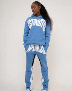 Costume de survêtement à manches longues pour adulte, fabriqué au Pakistan, 100% coton, taille XL, avec broderie au design personnalisé, fermeture à la taille élastique, longueur au genou - Product Image 6