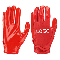 Guantes de Fútbol Americano Personalizados OEM con Excelente Agarre en la Palma para Entrenamiento y Partidos