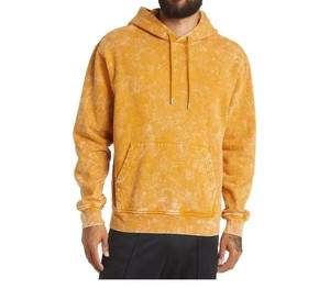Meilleure qualité vêtements décontractés hommes sweats à capuche Slim Fit 500 GSM lavage à l'acide couleur unie conception personnalisée à capuche directe Pakistan usine - Product Image 2