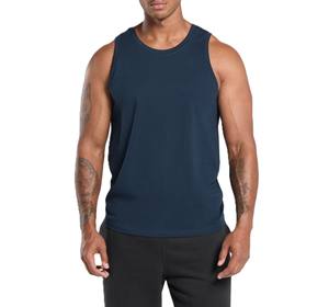 Summer Wear Breathable Trending Sport Muscle Work Wear Men Tank Top <b>Best</b> Selling Comfortable Fitness Wear Tank Top - Product Image 1