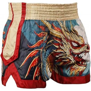 Short de boxe décontracté de haute qualité pour hommes, vêtements de sport de musculation confortables avec design solide - Product Image 2