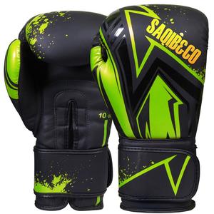 Gants de boxe métalliques de haute qualité MMA Muay Thai Sparring Fight Training Gants de boxe pour hommes et femmes - Product Image 2