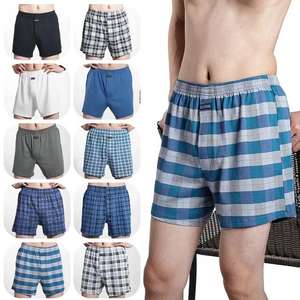 Pantalones Cortos de Algodón para Hombre, Tallas Grandes M-3XL, Estilo Aro, Holgados, Cintura Alta, Finos, Transpirables, para Verano, con Bolsa - Product Image 1