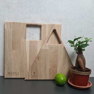 เขียงไม้แฮนด์เมดแบบยั่งยืนที่สร้างขึ้นโดยช่างฝีมือที่มีทักษะเหมาะสำหรับพ่อครัวที่ชื่นชอบวัสดุธรรมชาติ - Product Image 4